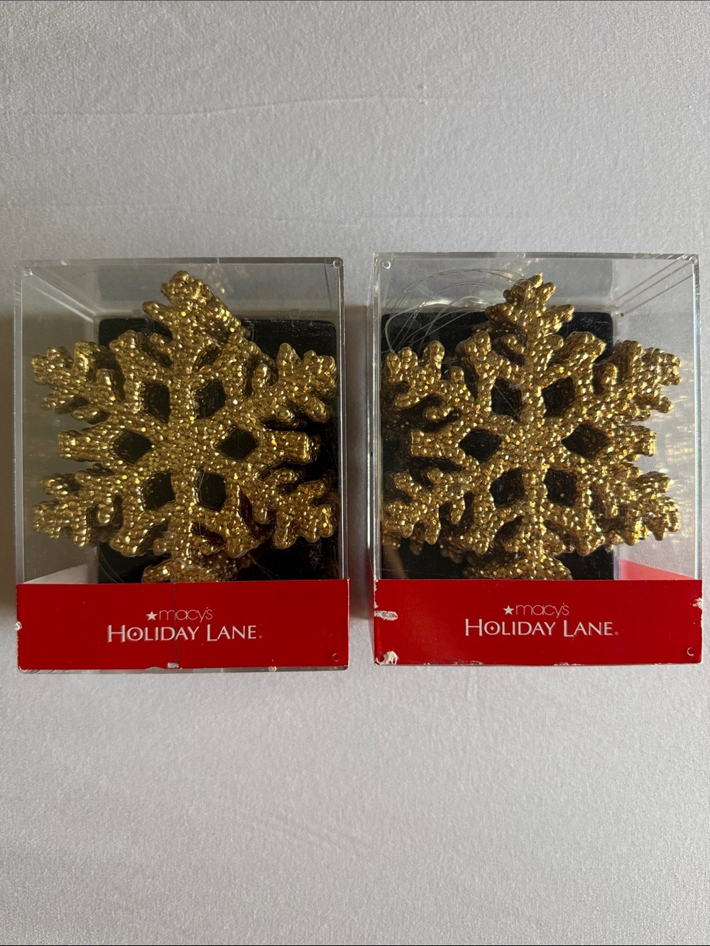 Macy's snowflake ornaments 2009